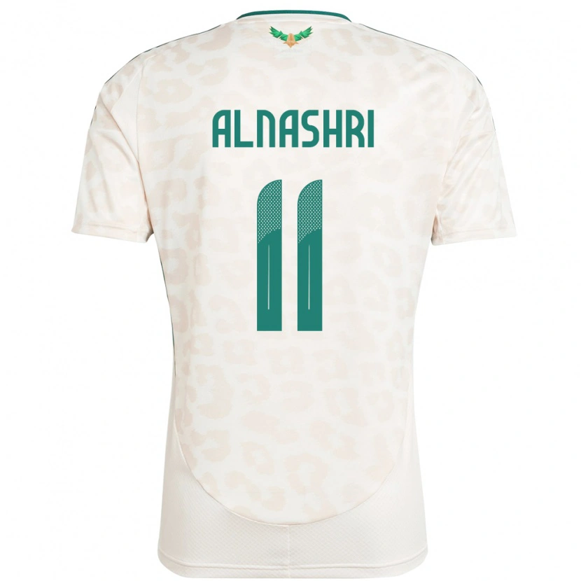 Danxen Men Saudi Arabia Awad Alnashri #11 White Away Jersey 24-26 T-Shirt