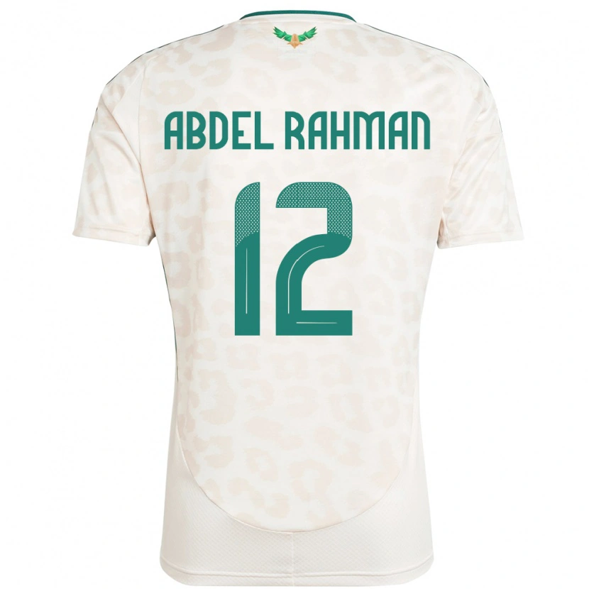 Danxen Men Saudi Arabia Mona Abdel Rahman #12 White Away Jersey 24-26 T-Shirt