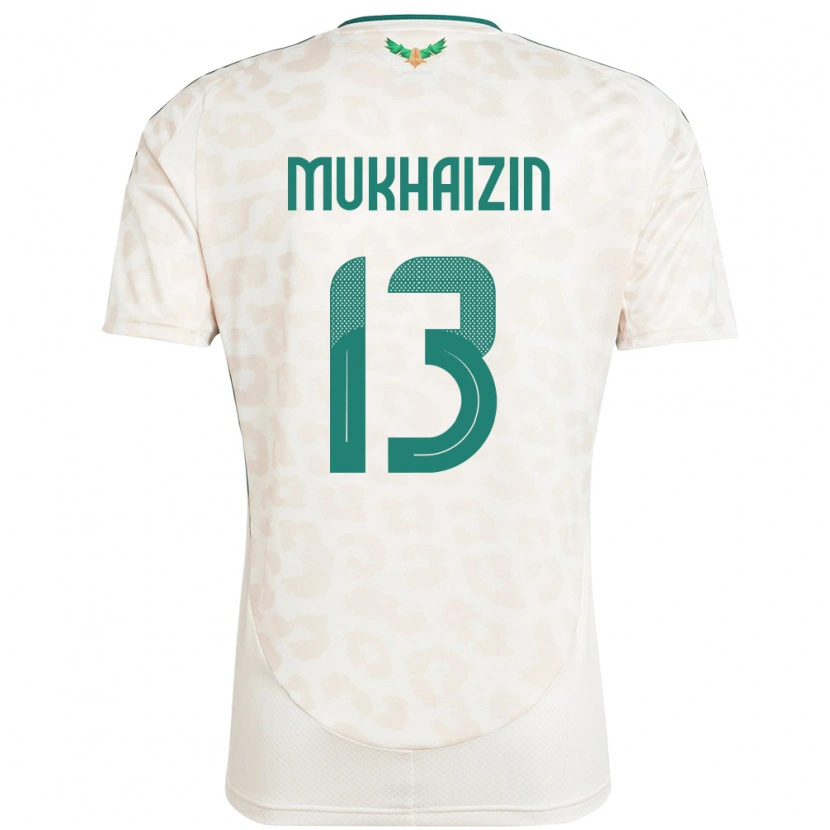 Danxen Men Saudi Arabia Raghad Mukhaizin #13 White Away Jersey 24-26 T-Shirt