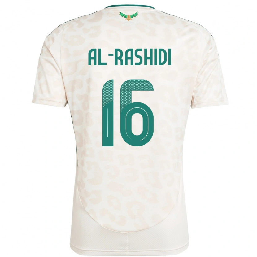 Danxen Men Saudi Arabia Mohammed Al Rashidi #16 White Away Jersey 24-26 T-Shirt
