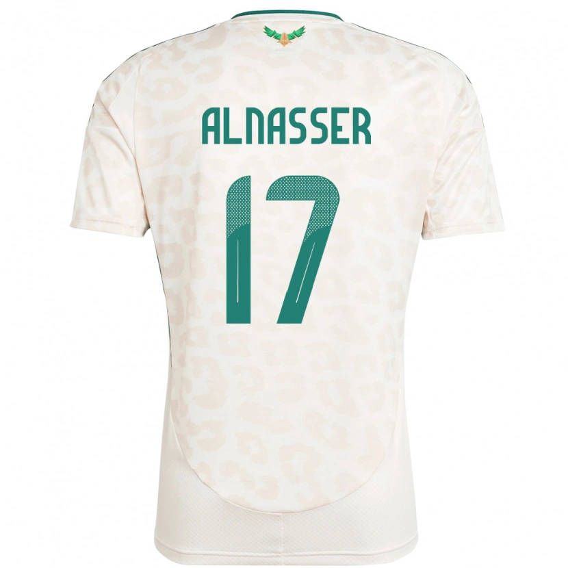 Danxen Men Saudi Arabia Saad Alnasser #17 White Away Jersey 24-26 T-Shirt