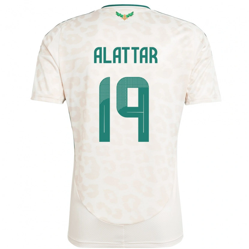 Danxen Men Saudi Arabia Ramiz Alattar #19 White Away Jersey 24-26 T-Shirt