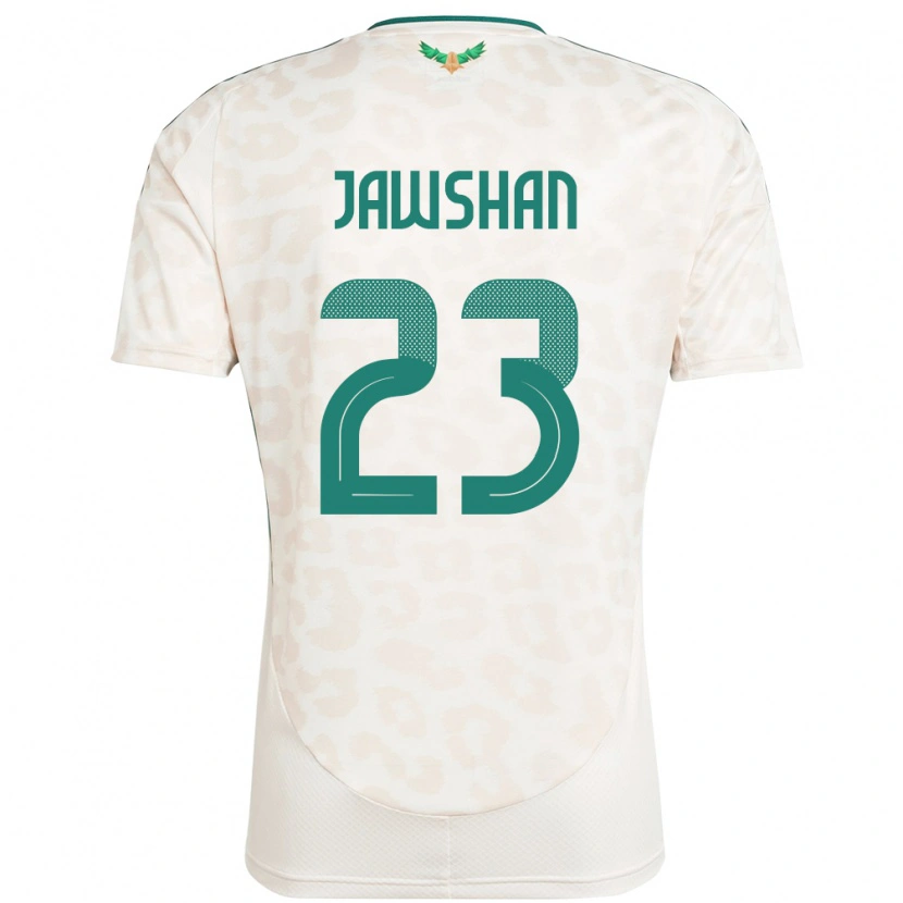 Danxen Men Saudi Arabia Yazeed Jawshan #23 White Away Jersey 24-26 T-Shirt