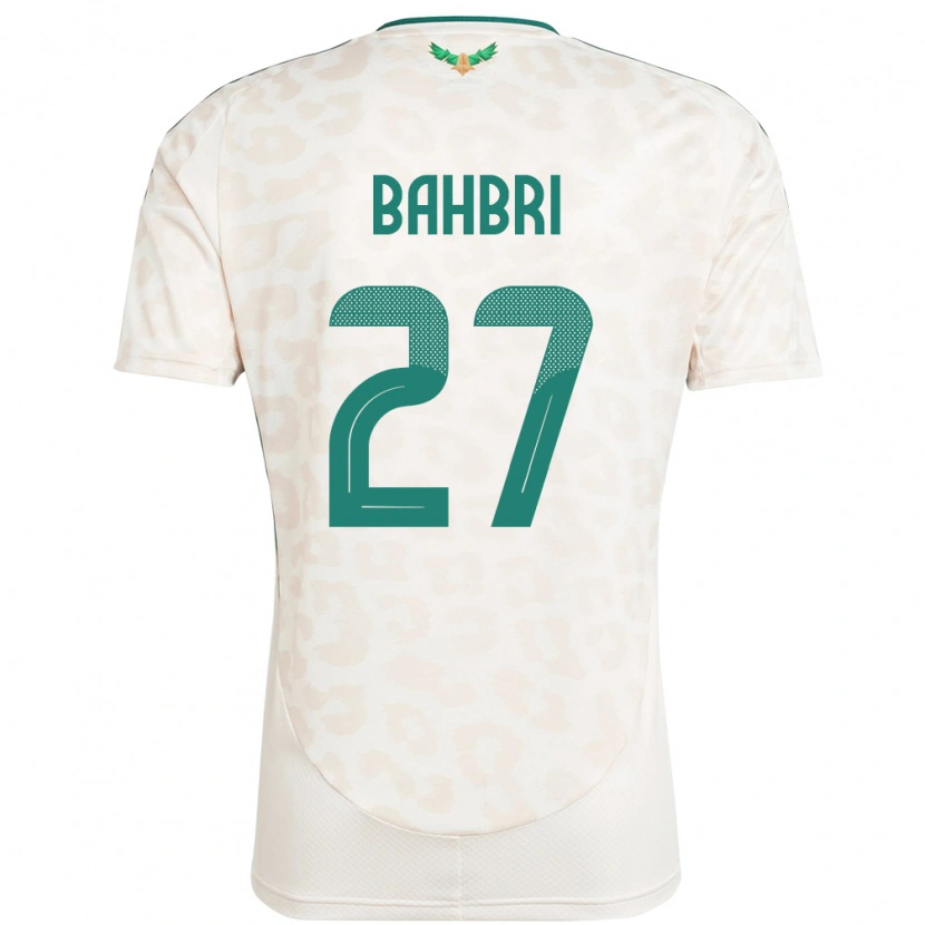 Danxen Men Saudi Arabia Hatan Bahbri #27 White Away Jersey 24-26 T-Shirt