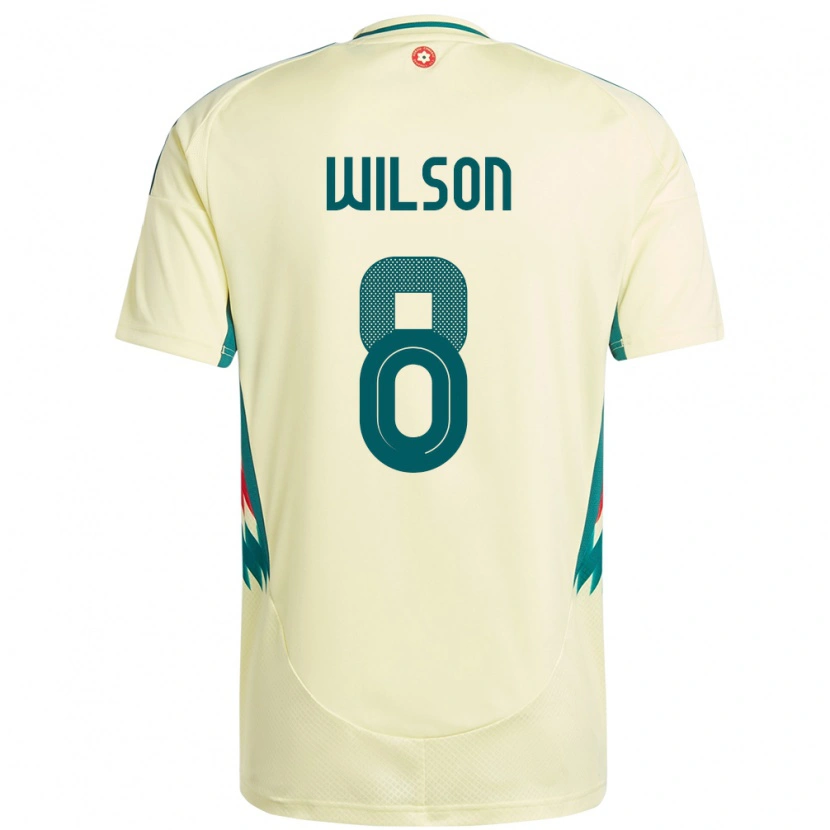 Danxen Men Wales Harry Wilson #8 Beige Yellow Away Jersey 24-26 T-Shirt