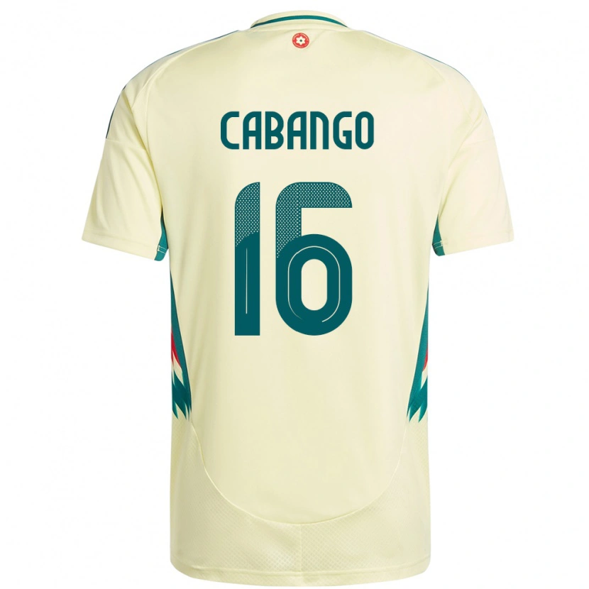 Danxen Men Wales Ben Cabango #16 Beige Yellow Away Jersey 24-26 T-Shirt
