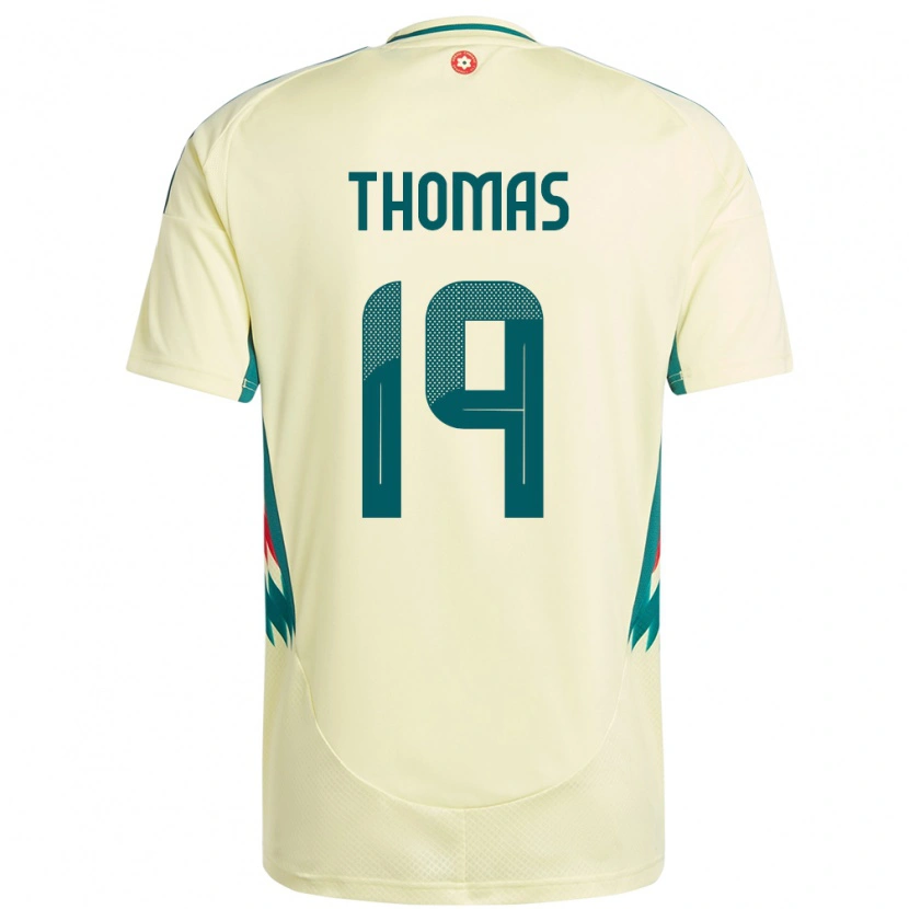 Danxen Men Wales Sorba Thomas #19 Beige Yellow Away Jersey 24-26 T-Shirt