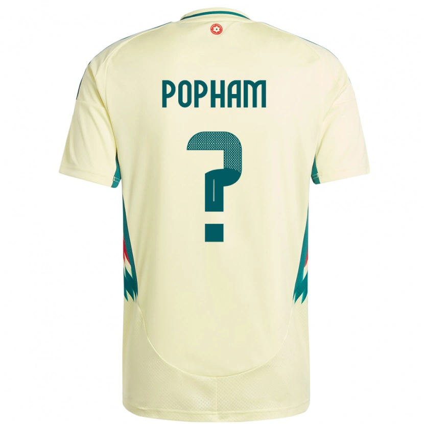 Danxen Men Wales Brogan Popham #0 Beige Yellow Away Jersey 24-26 T-Shirt
