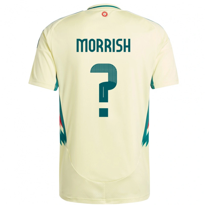 Danxen Men Wales Rhys Morrish #0 Beige Yellow Away Jersey 24-26 T-Shirt