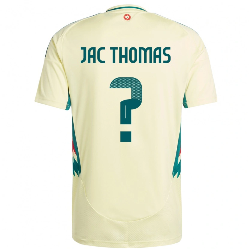 Danxen Men Wales Jac Thomas #0 Beige Yellow Away Jersey 24-26 T-Shirt