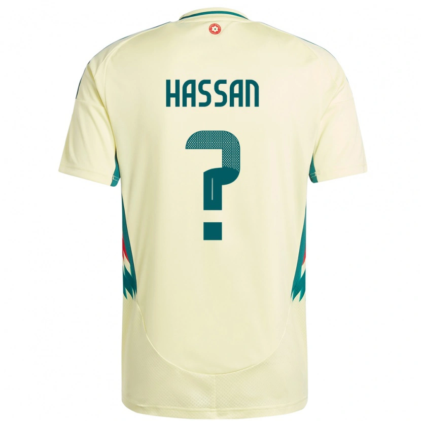 Danxen Men Wales Rio Hassan #0 Beige Yellow Away Jersey 24-26 T-Shirt