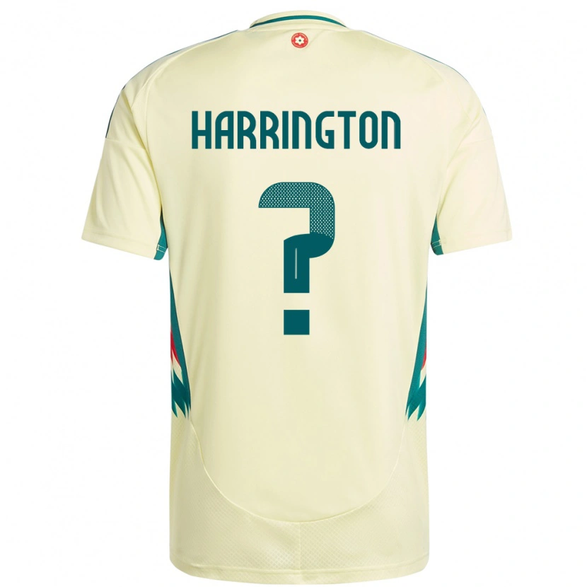 Danxen Men Wales Theo Harrington #0 Beige Yellow Away Jersey 24-26 T-Shirt