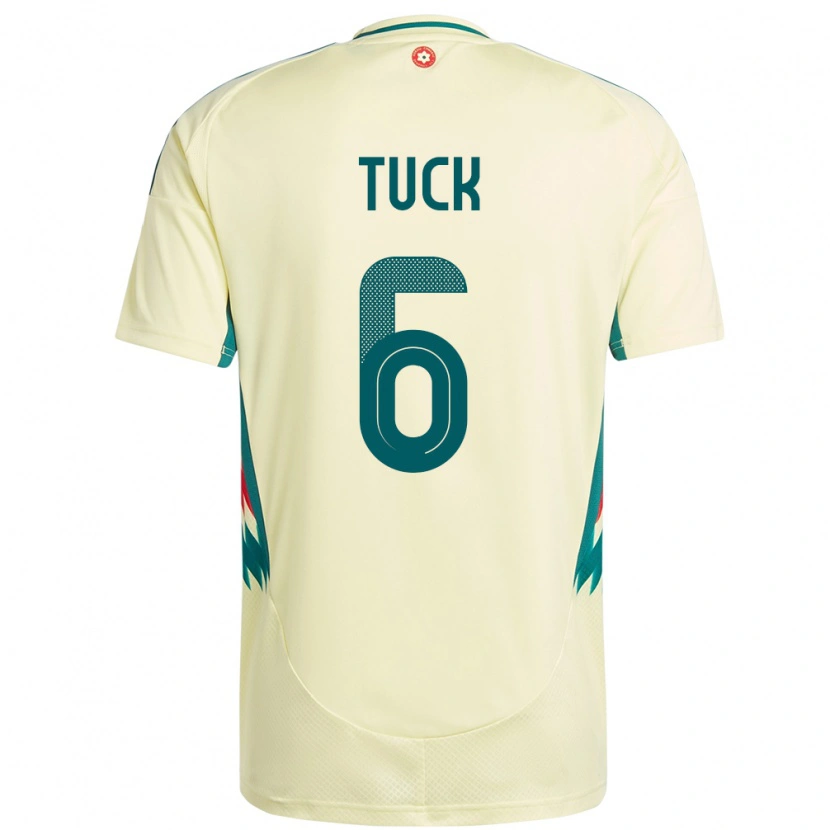 Danxen Men Wales Alfie Tuck #6 Beige Yellow Away Jersey 24-26 T-Shirt