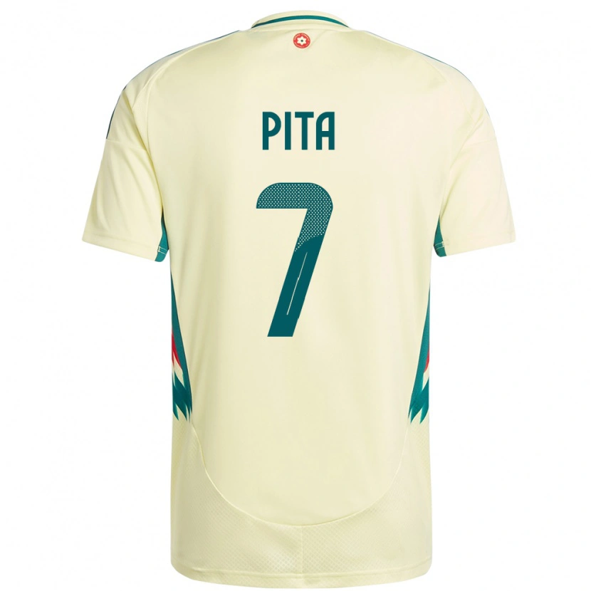 Danxen Men Wales Shea Pita #7 Beige Yellow Away Jersey 24-26 T-Shirt