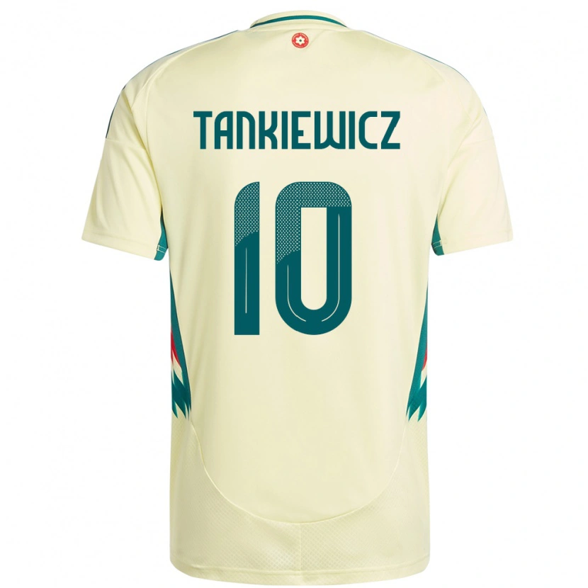 Danxen Men Wales Rob Tankiewicz #10 Beige Yellow Away Jersey 24-26 T-Shirt