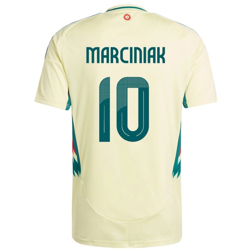 Danxen Men Wales Alex Marciniak #10 Beige Yellow Away Jersey 24-26 T-Shirt