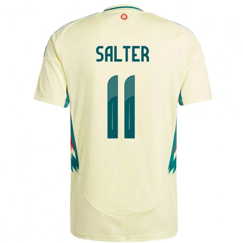 Danxen Men Wales Oliver Salter #11 Beige Yellow Away Jersey 24-26 T-Shirt