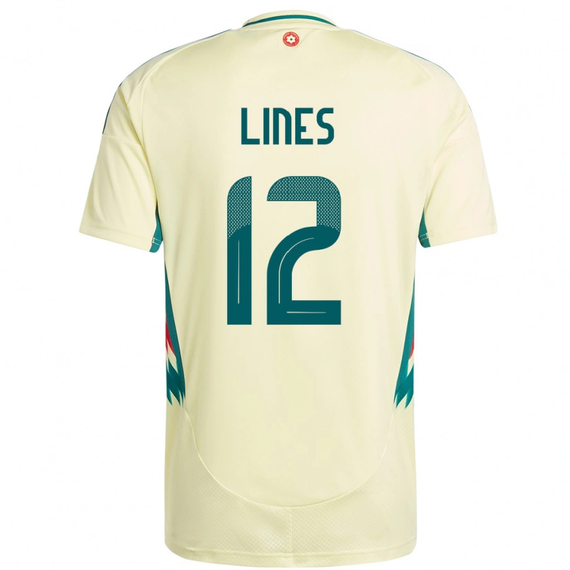 Danxen Men Wales Jack Lines #12 Beige Yellow Away Jersey 24-26 T-Shirt