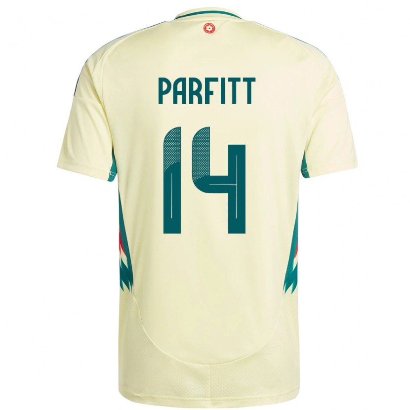 Danxen Men Wales T-Jay Parfitt #14 Beige Yellow Away Jersey 24-26 T-Shirt