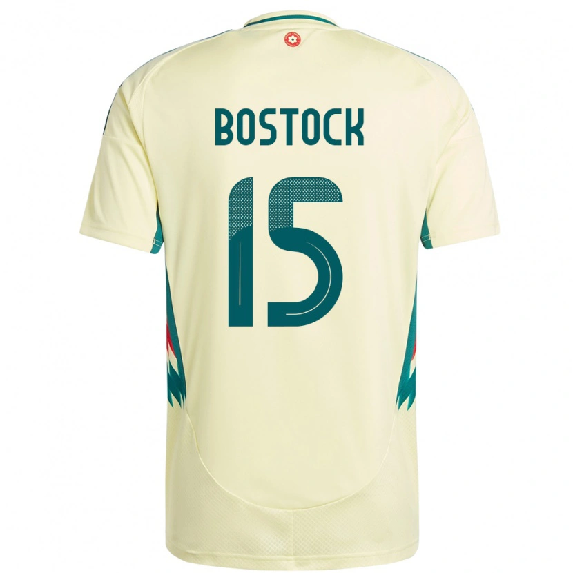 Danxen Men Wales Oliver Bostock #15 Beige Yellow Away Jersey 24-26 T-Shirt