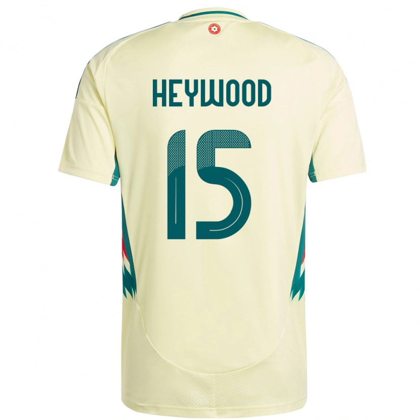Danxen Men Wales Carter Heywood #15 Beige Yellow Away Jersey 24-26 T-Shirt