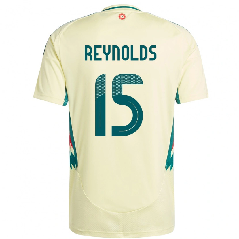 Danxen Men Wales Oliver Reynolds #15 Beige Yellow Away Jersey 24-26 T-Shirt