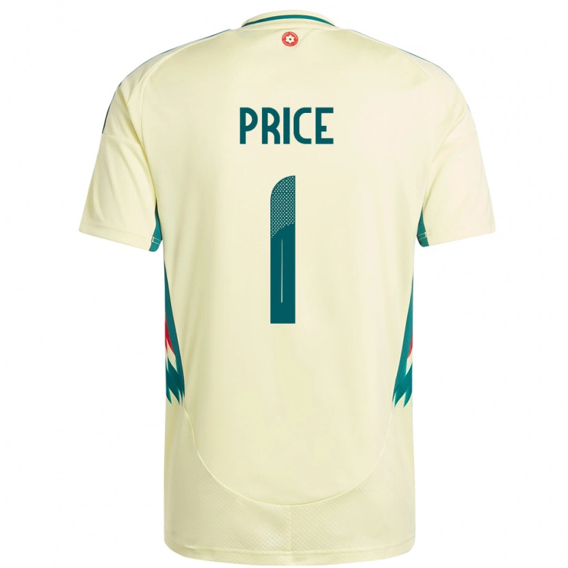 Danxen Men Wales Jo Price #1 Beige Yellow Away Jersey 24-26 T-Shirt