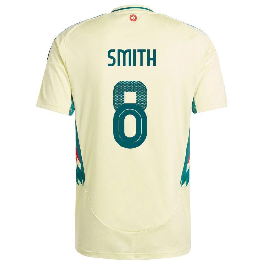 Danxen Men Wales Matt Smith #8 Beige Yellow Away Jersey 24-26 T-Shirt