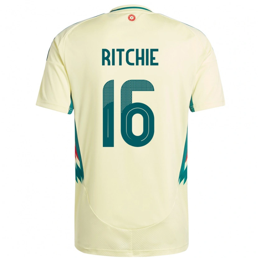 Danxen Men Wales Amelia Ritchie #16 Beige Yellow Away Jersey 24-26 T-Shirt