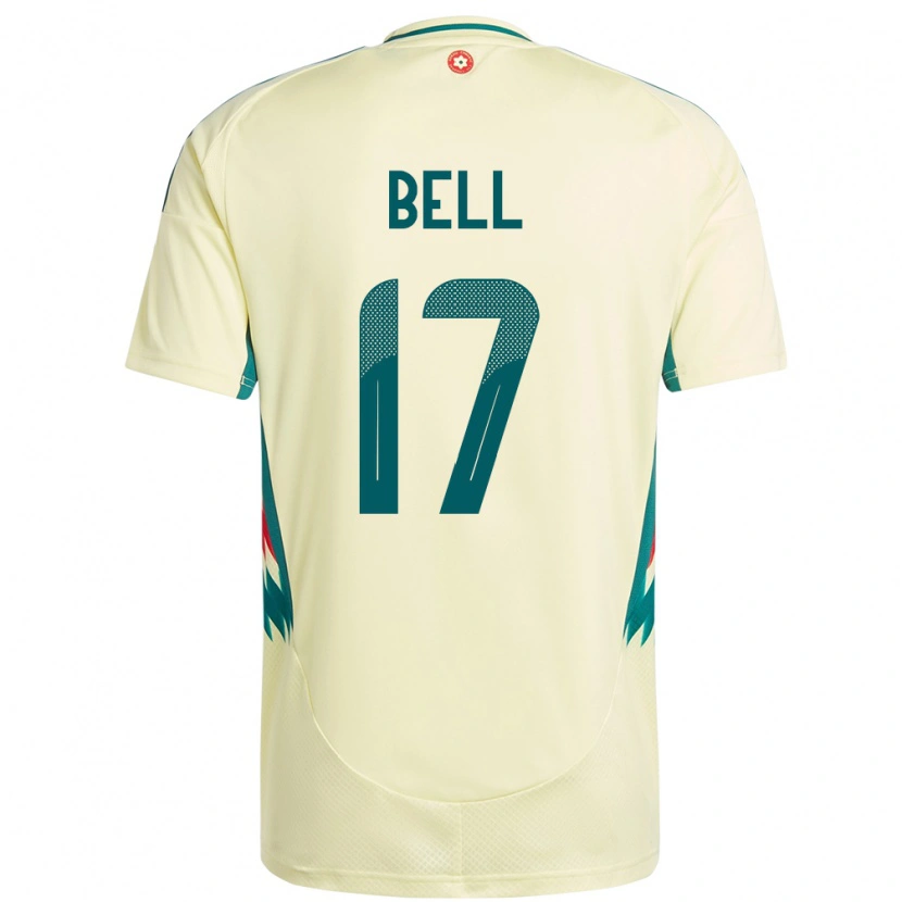 Danxen Men Wales Zac Bell #17 Beige Yellow Away Jersey 24-26 T-Shirt