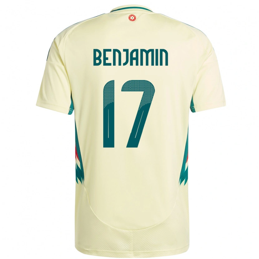 Danxen Men Wales Omari Benjamin #17 Beige Yellow Away Jersey 24-26 T-Shirt