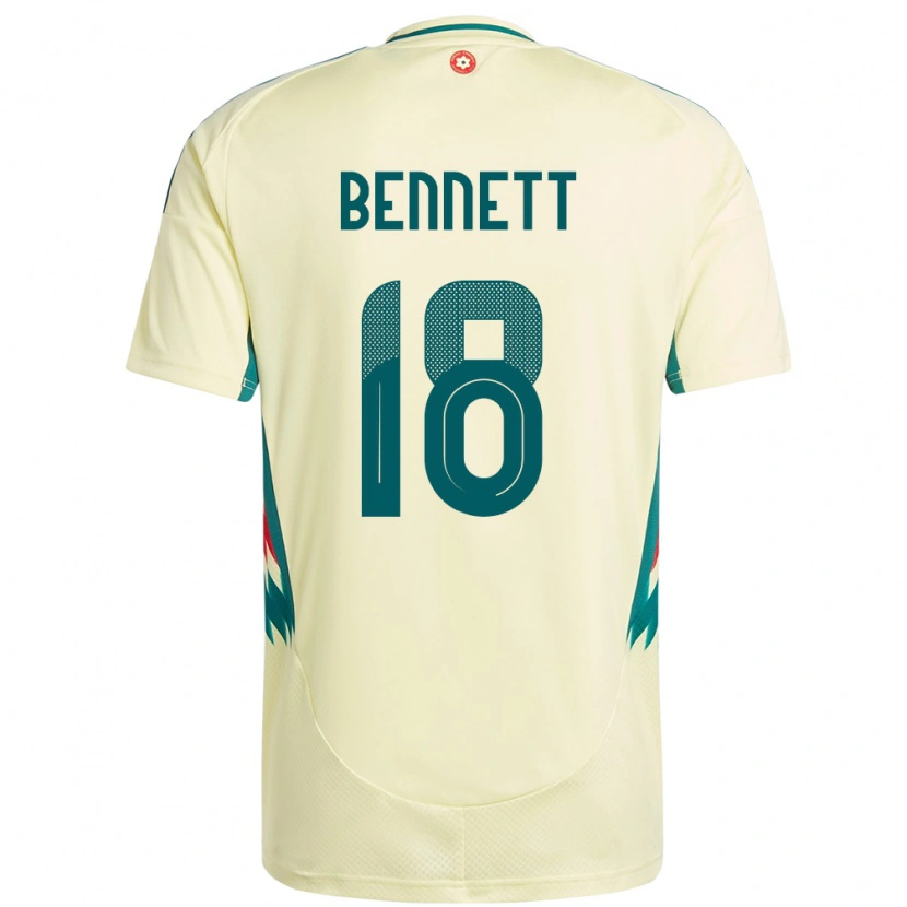 Danxen Men Wales Murphy Bennett #18 Beige Yellow Away Jersey 24-26 T-Shirt