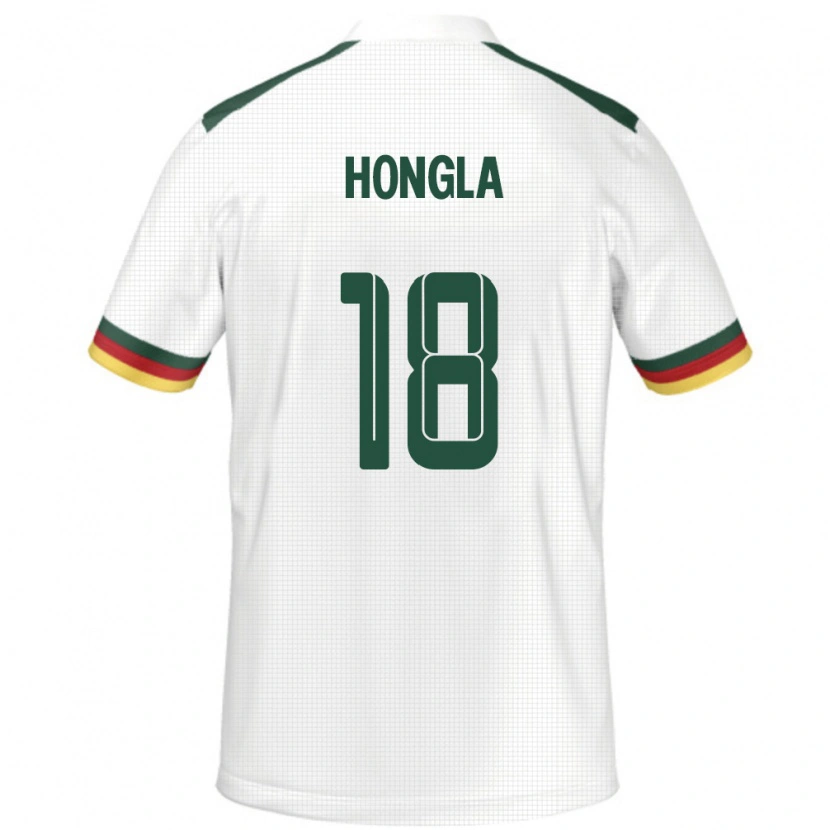 Danxen Men Cameroon Martin Hongla #18 White Away Jersey 24-26 T-Shirt