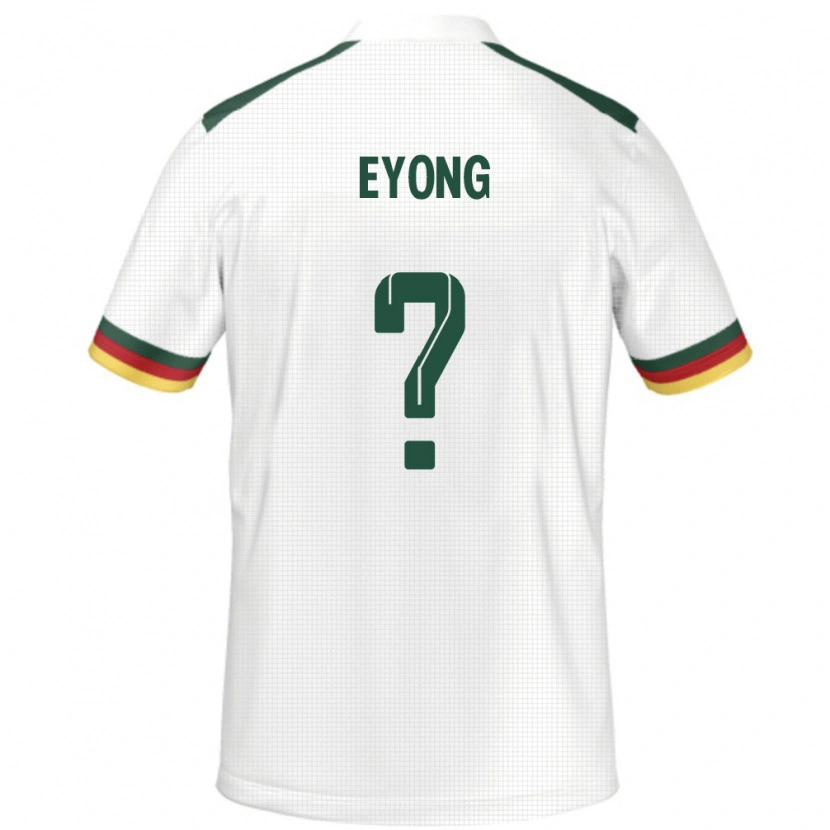 Danxen Men Cameroon Etta Eyong #0 White Away Jersey 24-26 T-Shirt