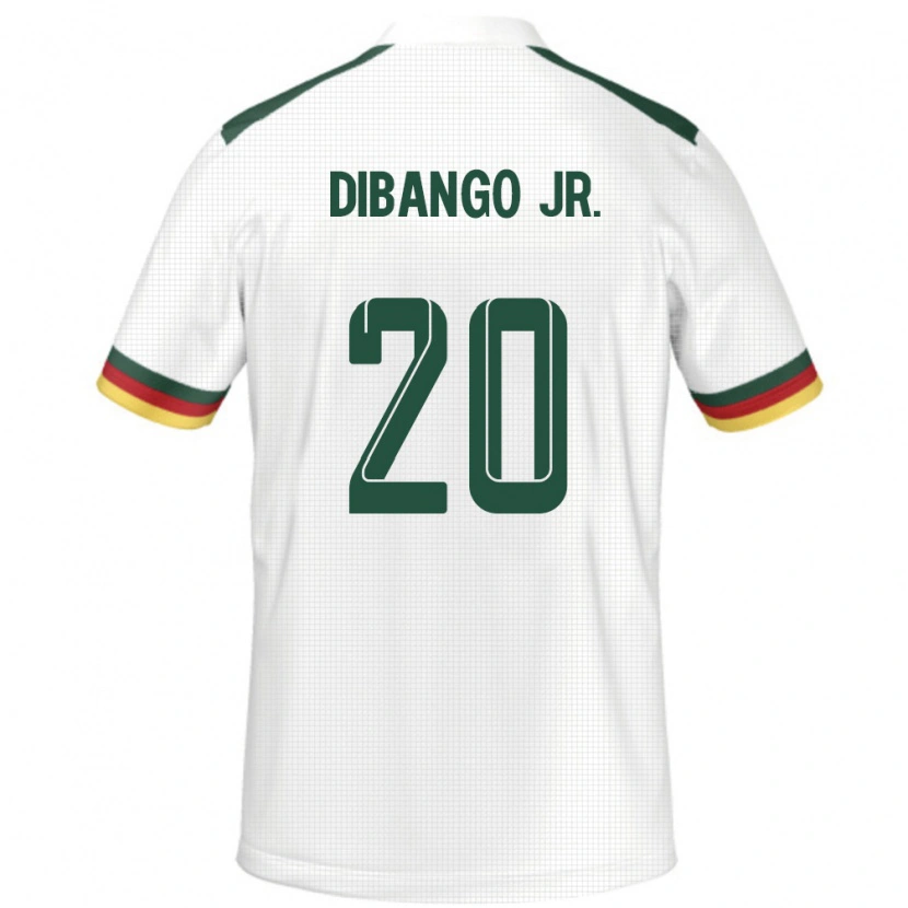 Danxen Men Cameroon Yvan Dibango #20 White Away Jersey 24-26 T-Shirt
