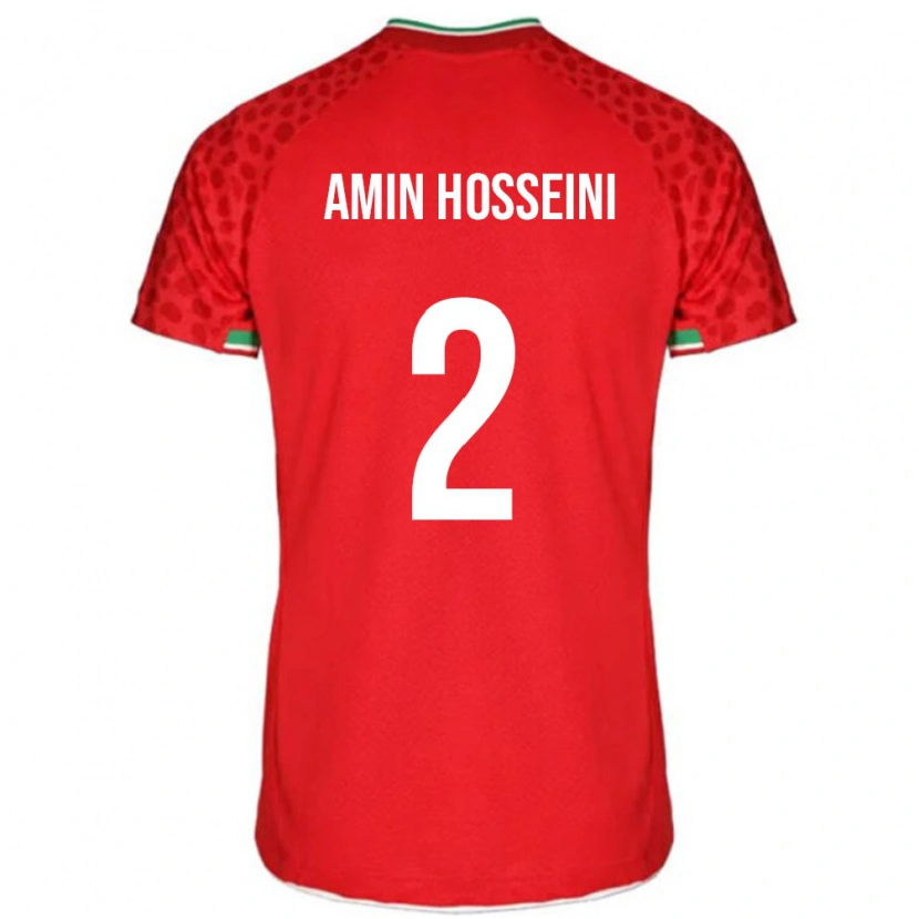 Danxen Men Iran Mohammad Amin Hosseini #2 Red Away Jersey 24-26 T-Shirt