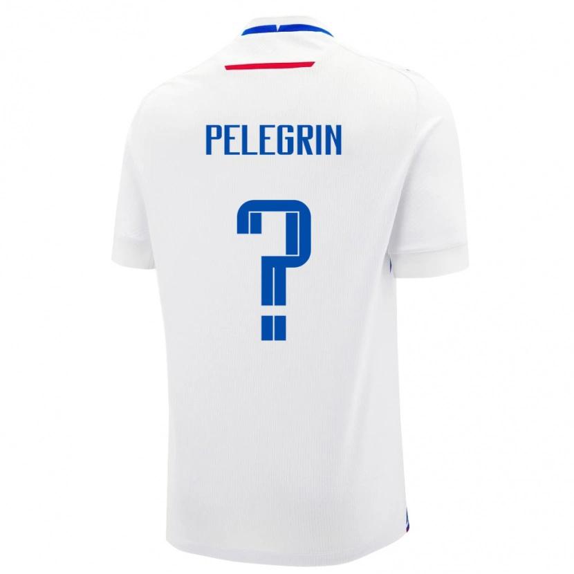 Danxen Men Slovakia Lukas Pelegrin #0 White Away Jersey 24-26 T-Shirt