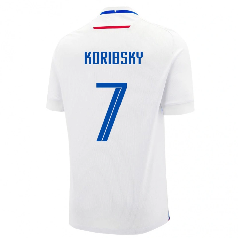 Danxen Men Slovakia Simon Koribsky #7 White Away Jersey 24-26 T-Shirt