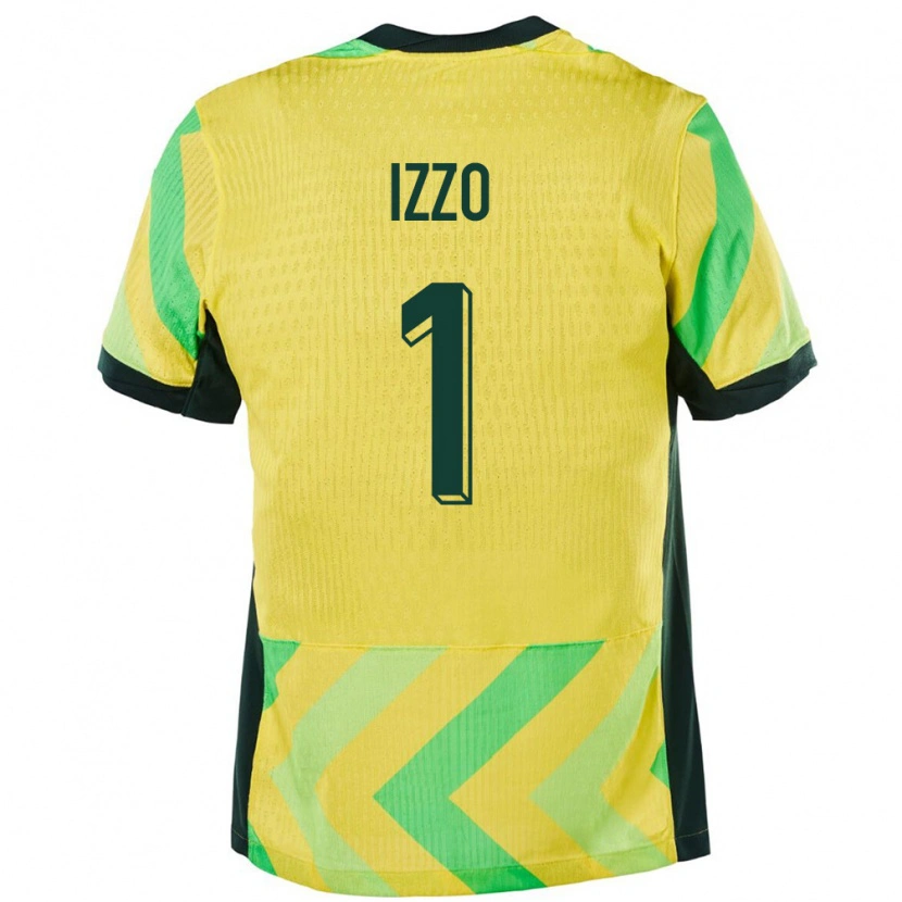 Danxen Women Australia Paul Izzo #1 Golden Home Jersey 24-26 T-Shirt