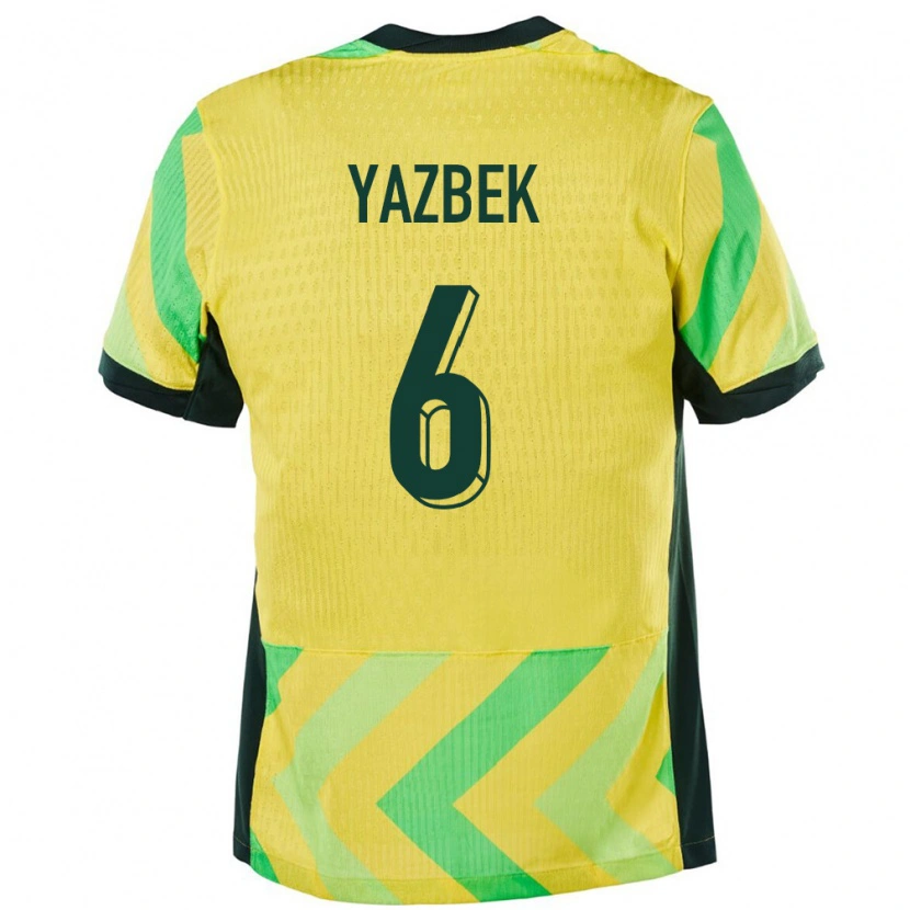 Danxen Women Australia Patrick Yazbek #6 Golden Home Jersey 24-26 T-Shirt