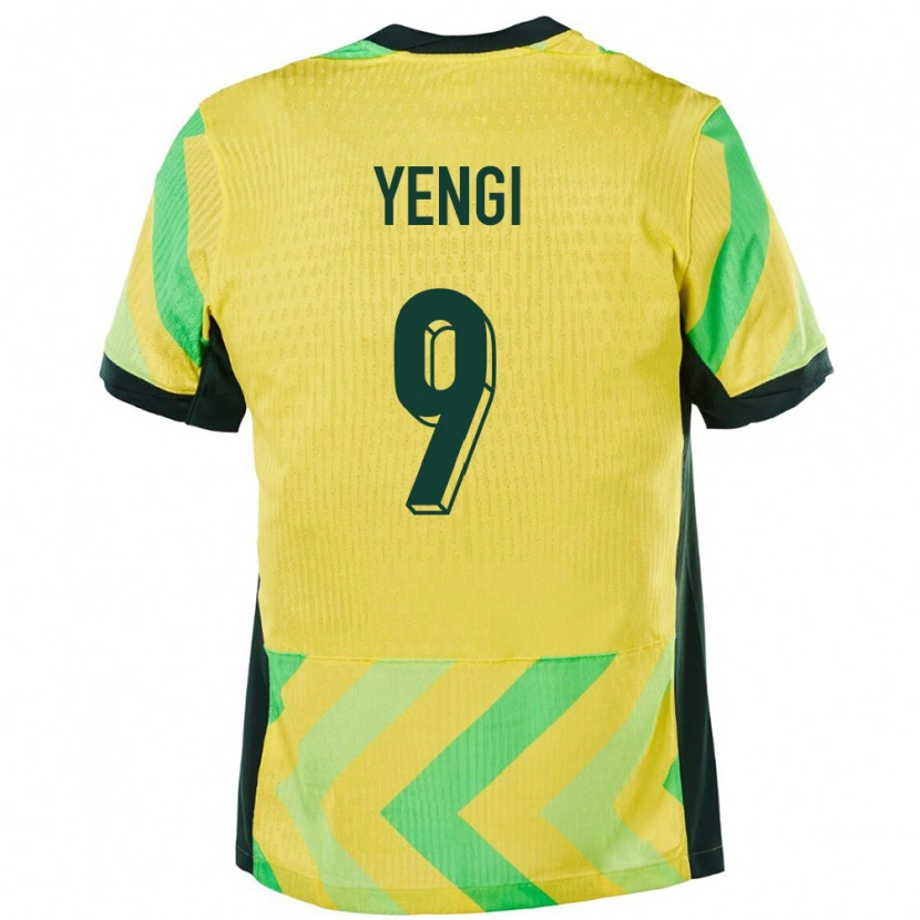 Danxen Women Australia Kusini Yengi #9 Golden Home Jersey 24-26 T-Shirt