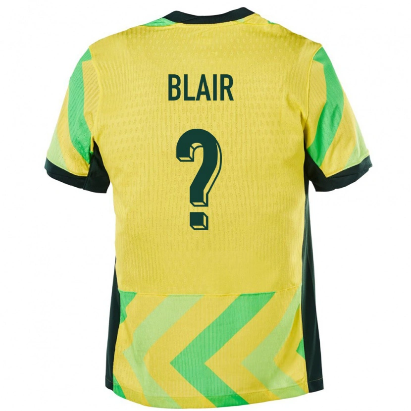 Danxen Women Australia Nathanael Blair #0 Golden Home Jersey 24-26 T-Shirt