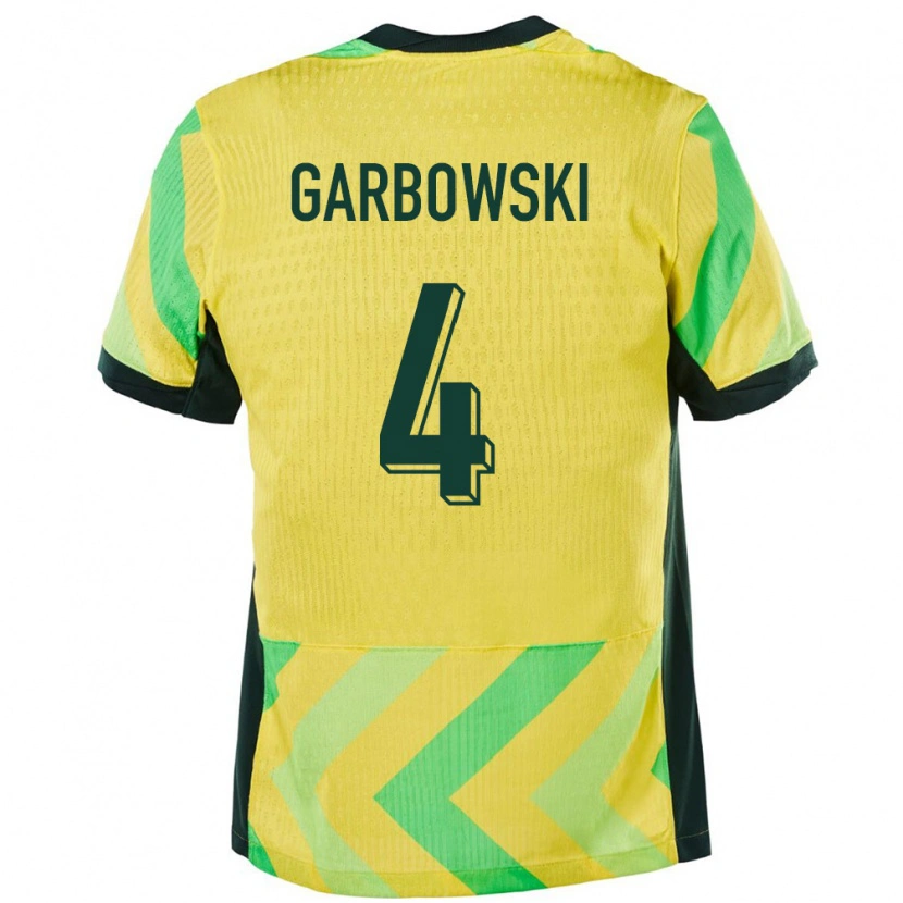 Danxen Women Australia Alexander Garbowski #4 Golden Home Jersey 24-26 T-Shirt