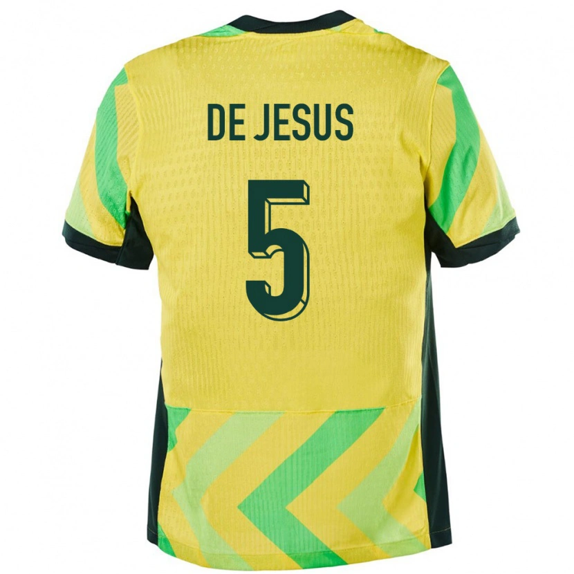 Danxen Women Australia Zac De Jesus #5 Golden Home Jersey 24-26 T-Shirt