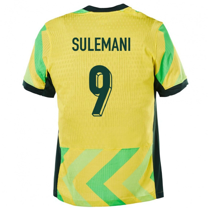 Danxen Women Australia Arion Sulemani #9 Golden Home Jersey 24-26 T-Shirt