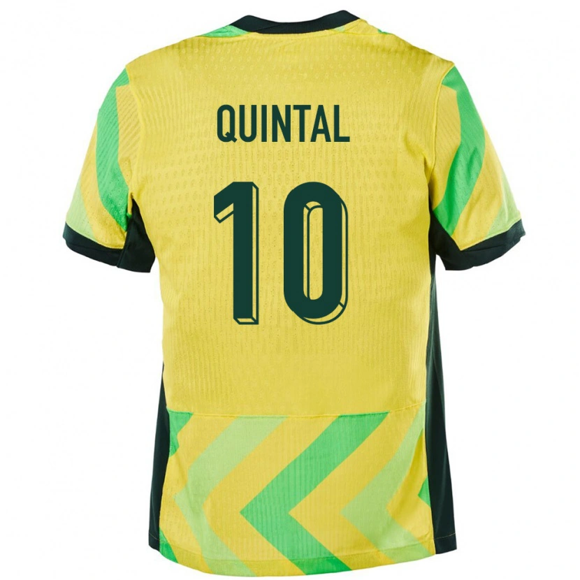 Danxen Women Australia Tiago Quintal #10 Golden Home Jersey 24-26 T-Shirt
