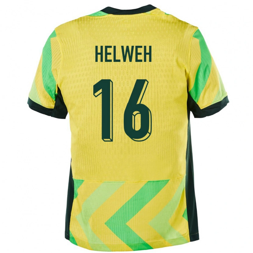 Danxen Women Australia Zane Helweh #16 Golden Home Jersey 24-26 T-Shirt