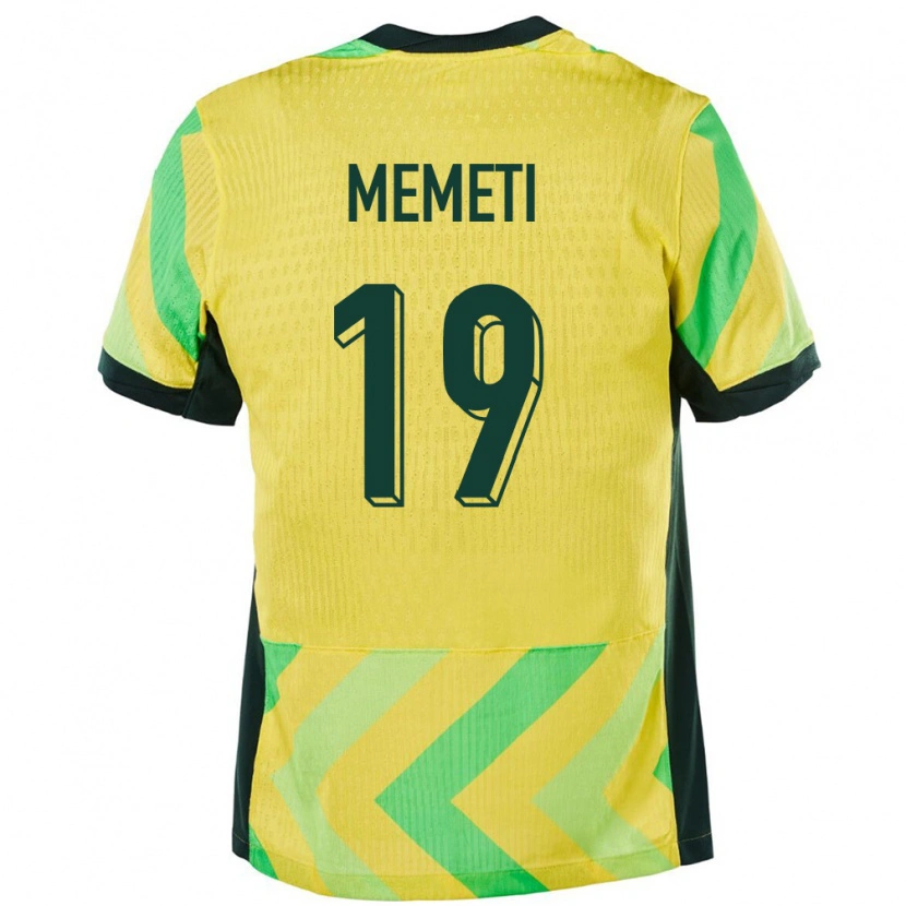 Danxen Women Australia Medin Memeti #19 Golden Home Jersey 24-26 T-Shirt