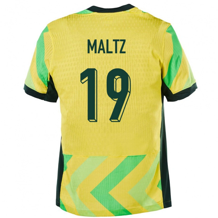 Danxen Women Australia Jay Maltz #19 Golden Home Jersey 24-26 T-Shirt