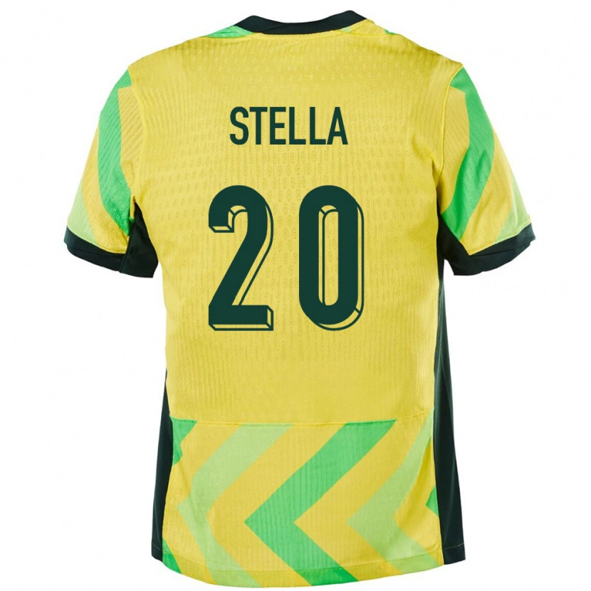 Danxen Women Australia Xavier Stella #20 Golden Home Jersey 24-26 T-Shirt